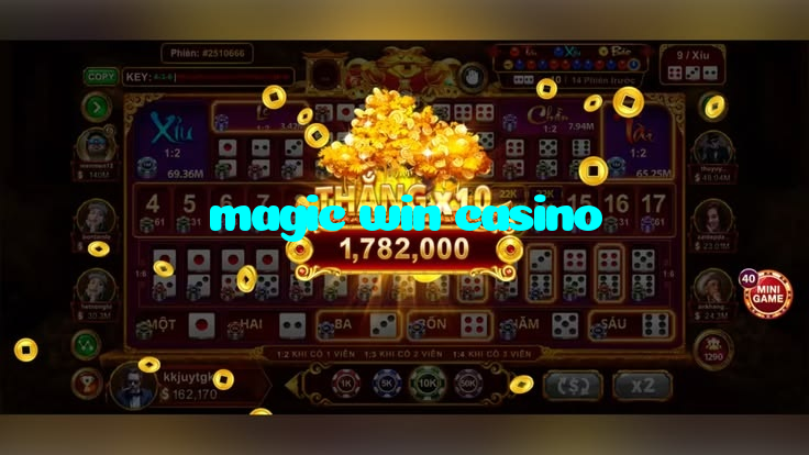 magic win casino casino presented on mobile device in Pakistan with slots and live games